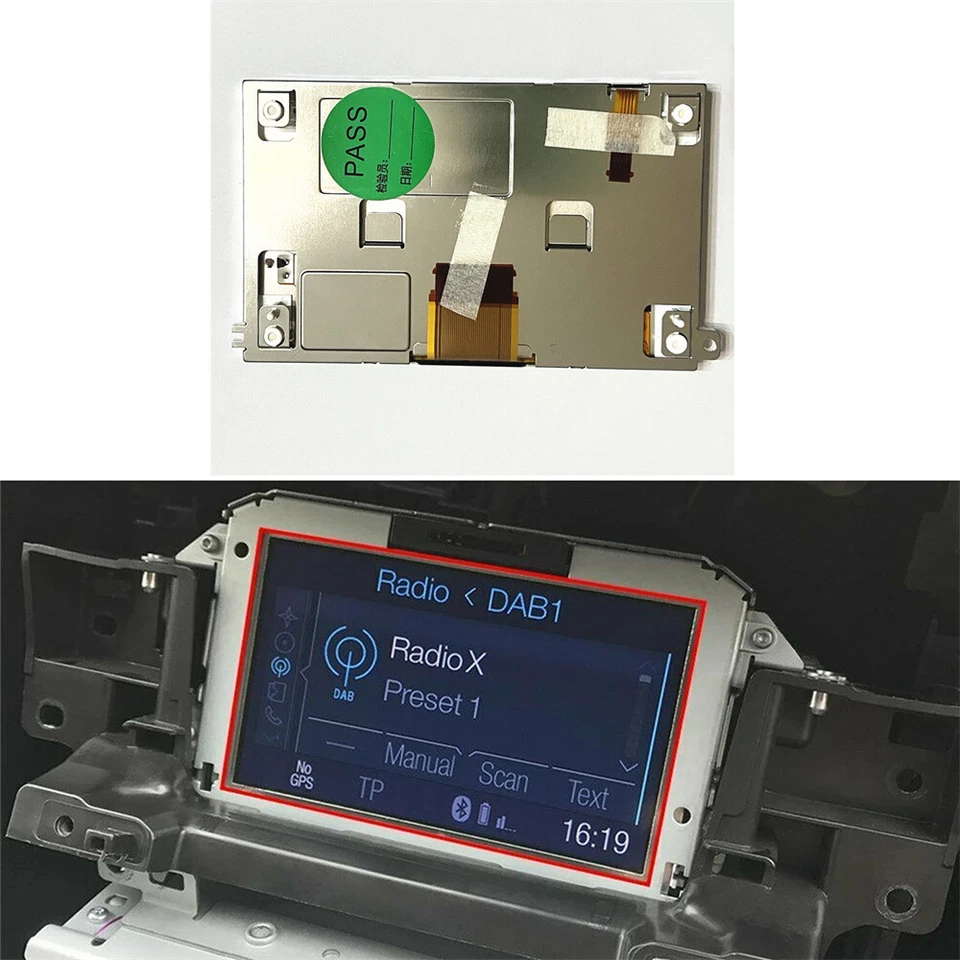 1x Navegación Pantalla LCD 5" para Ford Fiesta Focus Kuga Ranger Transit C-Max Navegación Foto 2 de 4