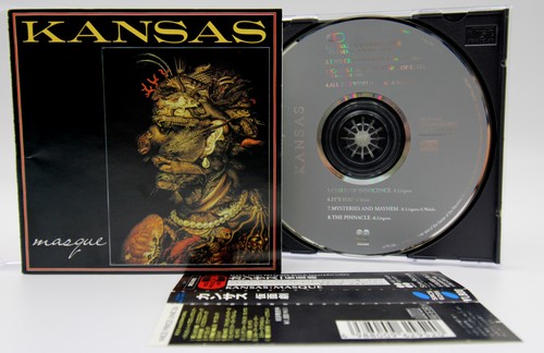 Kansas – "Masque" - 1975 / 1993 JAPAN RE IMPORT W/OBI - Progressive Rock CD - Picture 2 of 8