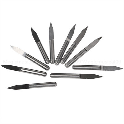 10Pcs 30 Degree 0.3mm Carbide Engraving Bits CNC Router Tool for PCB board 