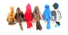 TY Beanie Babies Vintage Assorted Birds Multi-colors Christmas Stocking Gifts