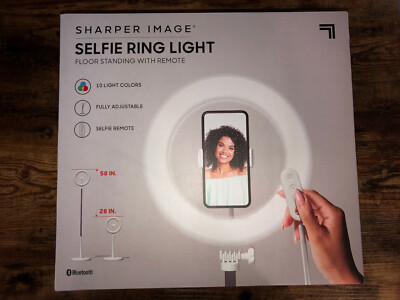 Sharper Image Social Star Selfie Light Stand with Remote