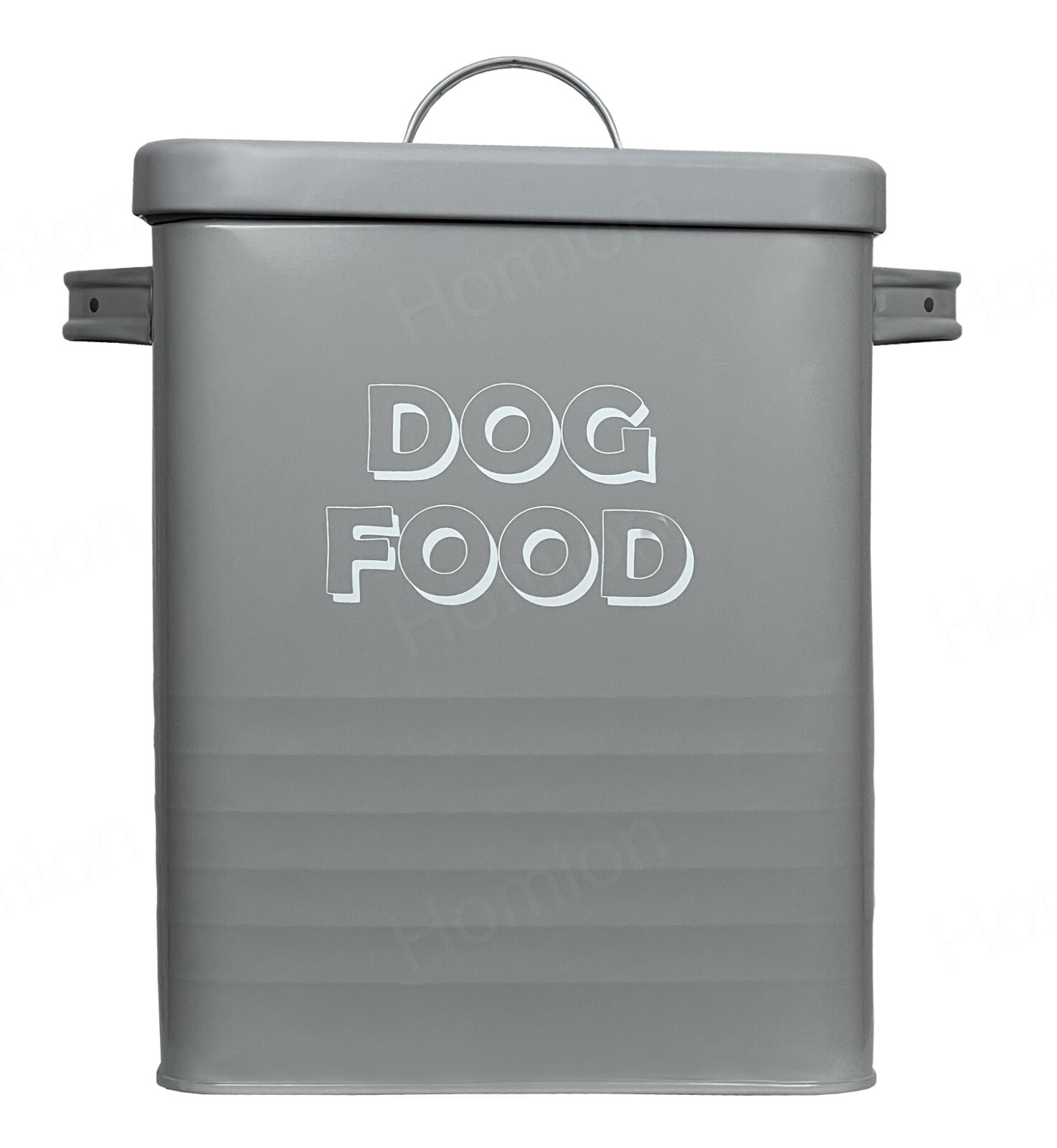 CAT FOOD DOG FOOD ANIMAL FOOD STORAGE TIN BOX WITH LID CONTAINER