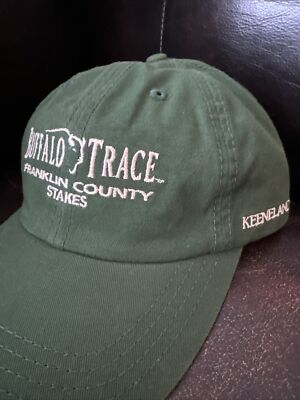 NEW BUFFALO TRACE KENTUCKY BOURBON KEENELAND HORSE RACING DERBY BASEBALL CAP HAT