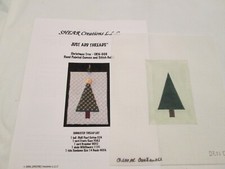 CHRISTMAS TREE-SHEAR CREATIONS-HANDPAINTED NEEDLEPOINT CANVAS-STITCH GUIDE