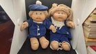 Vntg Cabbage Patch Kids Limited Edition Boy&Girl Twins 1985 Dark Blue Outfits