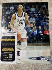 Azzi Fudd Signed 8x10 Photo JSA Authenticated UCONN HUSKIES Dallas Wings