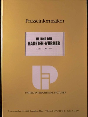 Im Land der Raketen-Würmer - Kevin Bacon - Presseheft + 6 Pressefotos
