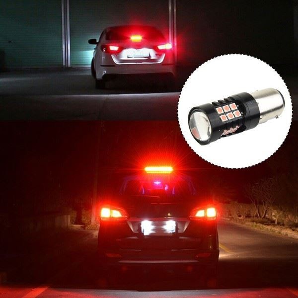 Eurowagens 1157 LED Blinklicht Lampen Rot Strobe Licht 2Er Set-image