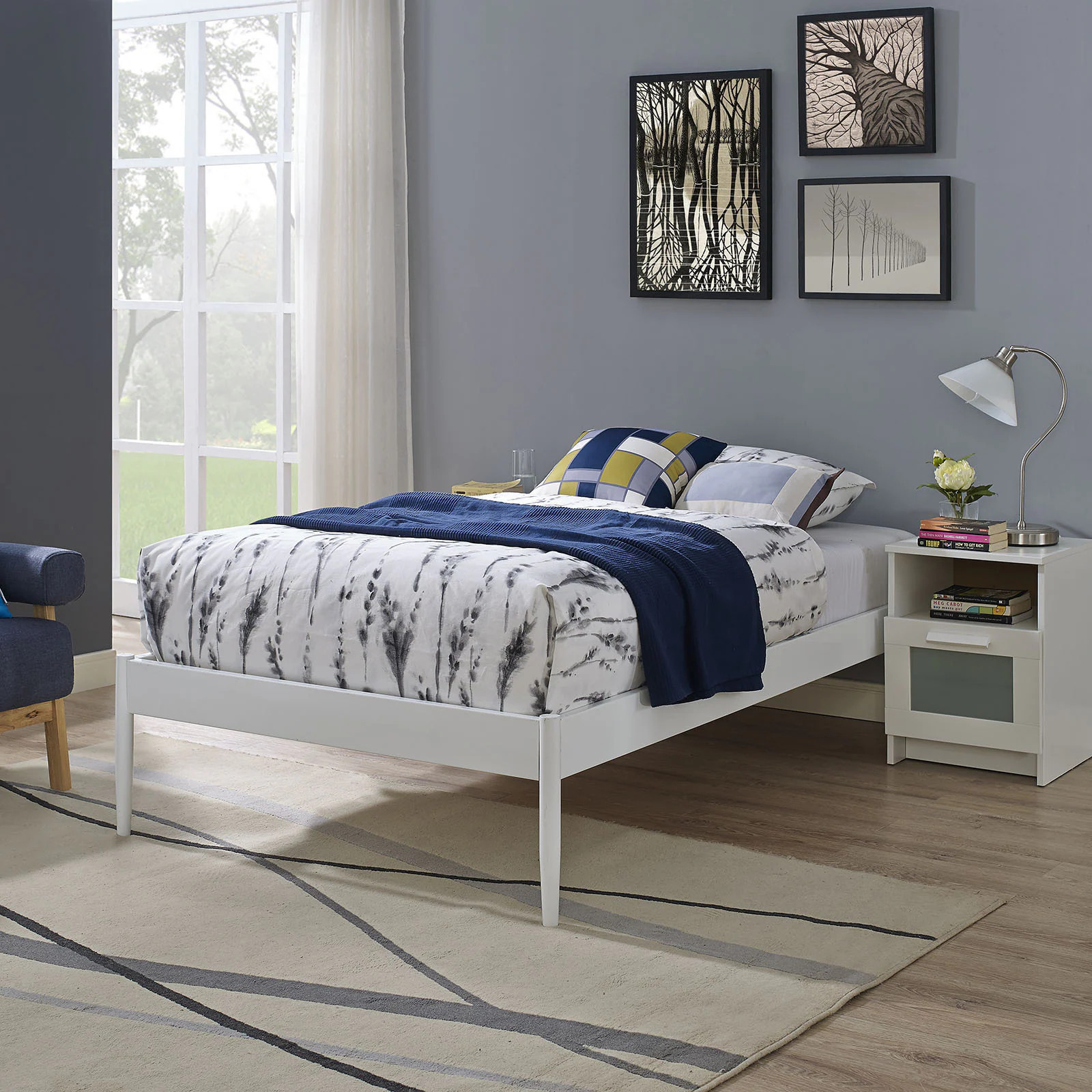 Mattress Foundation, White