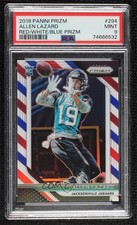 2018 Panini Prizm Rookie Red White & Blue Allen Lazard #294 PSA 9 MINT 5w7