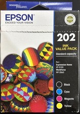 Epson 202 4-Ink Value Pack C13T02N692 for WF-2860,XP-5100 Printers Genuine