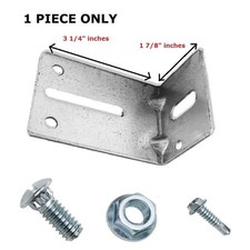 Garage Doors JB-5 Track Jamb Bracket Size 5, 1 7/8" x 3 1/4" Vertical Track Inc