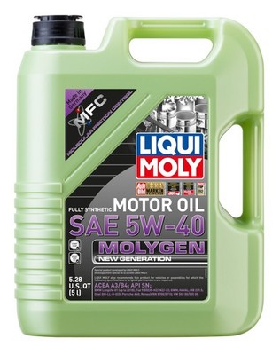 Liqui Moly Molygen Generation 5W40 5 L Fully Synthetic Engine Oil Sku 20232 1