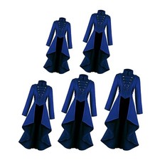 Mittelalter Frack Vintage Stil Damen langes Kleid viktorianisch Cosplay