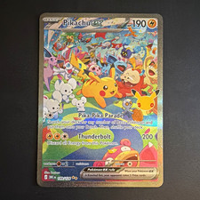 Pokemon Pikachu ex 238/191 Sv08 Surging Sparks Special Illustration Rare Holo