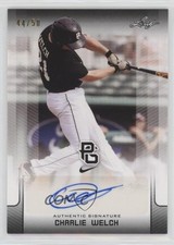 2017 Leaf Perfect Game National Showcase Black 44/50 Charlie Welch Auto 1e15