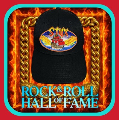 STYX COME SAIL AWAY SUPER PATCHED  REGULAR TRUCKER SNAPBACK HAT