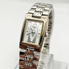 SEIKO MON487 Ladies Watch Quartz Square New Battery Women's Vintage From Japan