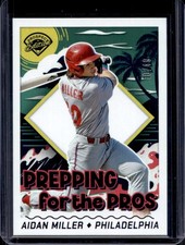 2024 Panini Prospect Edition Aidan Miller Prepping for the Pros Purple #/49