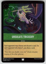 Ursula's Trickery Cold Foil Uncommon Ursula's Return 96/204 Lorcana NM