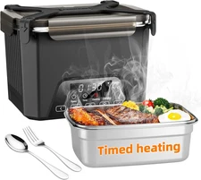 Cordless Electric Lunch Box for Adults, Heated Lunch Box 20000 Mah Battery Power