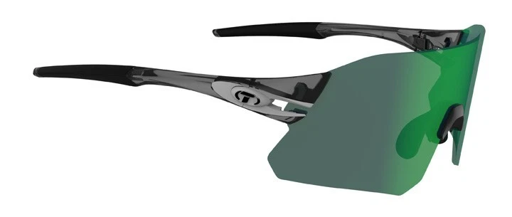 Tifosi Rail, Crystal Smoke with Clarion Green/AC Red/Clear Lenses #1710102828 - Image 2 of 4