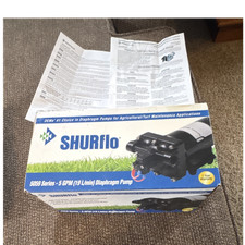Bomba de diafragma eléctrica SHURflo 5059 5,3 GPM 90 PSI 1/2 pulgada 5059-3610-D012