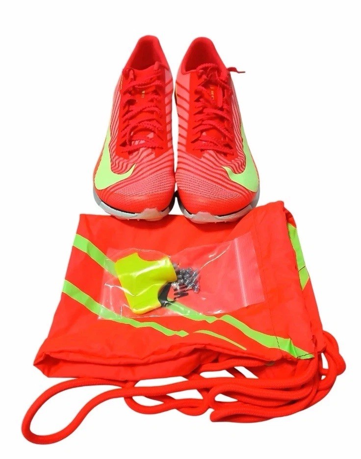 Nike Air Zoom Maxfly 2 Track Spikes Mens Size 8.5 Bright Crimson