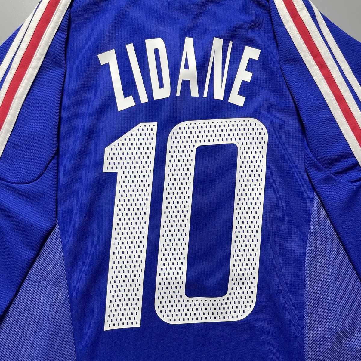 FRANCE ADIDAS 2002 WORLD CUP FOOTBALL HOME JERSEY #10 ZINEDINE