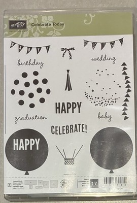 Stampin' Up! CELEBRATE TODAY Photopolymer Stempelset - Luftballons Geburtstag