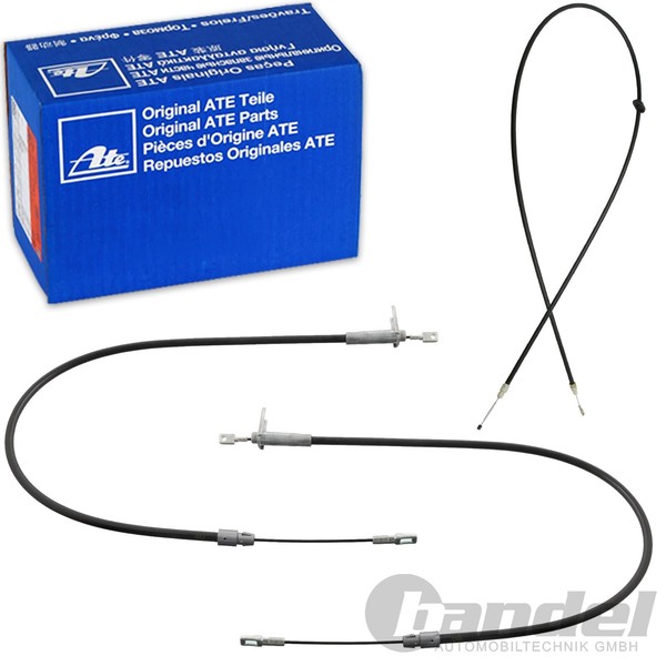 3Xate Handbremsseil Hinten Links+Rechts Passend FüR Mercedes E-KLASSE W210 S210-image
