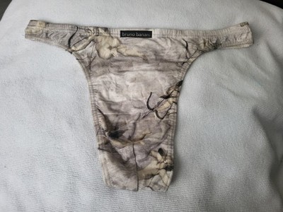 Bruno Banani Heaven Thong / String - Mens Size Large / 34in - Grey - NWT