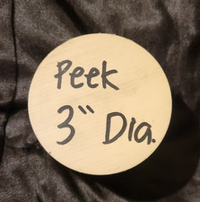 Peek 3" Dia Round Stock 2 7/8 long (3 x 2.875)