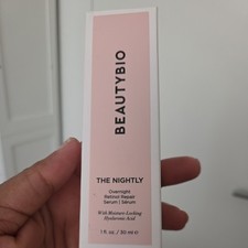 Beauty Bio THE NIGHTLY Overnight Retinol Repair Serum 1 oz NIB SEALED