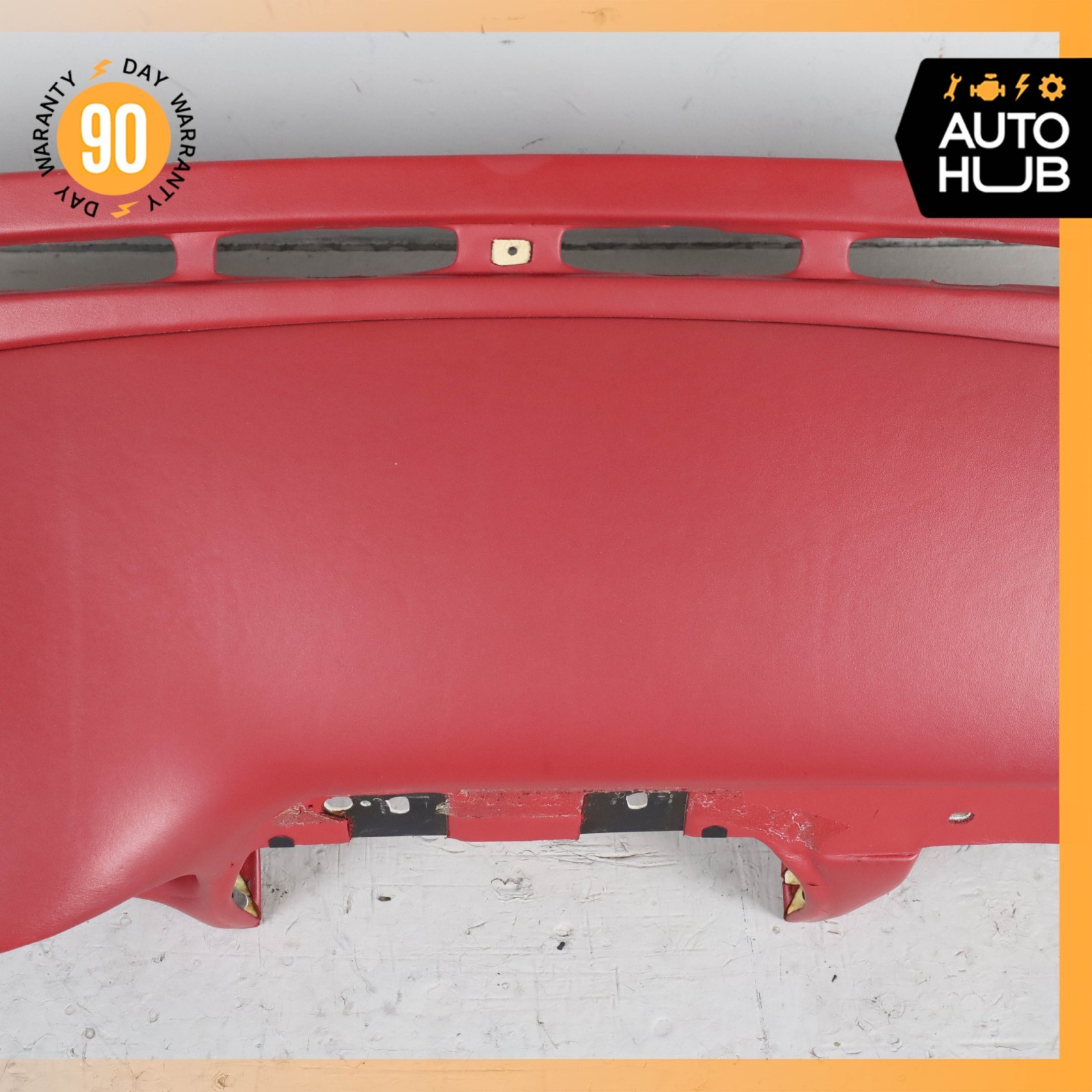 00-04 Aston Martin DB7 Vantage Leather Dashboard Dash Board Panel Red OEM 35k