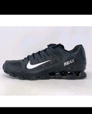 Nike Reax 8 TR Mesh White Black Training Sneakers, Size 8.5 621716-033