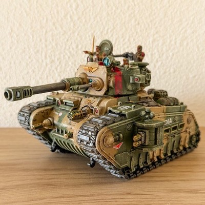 Warhammer 40k Astra Militarum - Painted Rogal Dorn Battle Tank