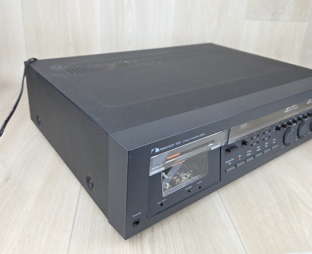 Nakamichi 580 カセットテープデッキ Nakamichi 580 Cassette Deck Vintage Japan w/ Original Box & Remote