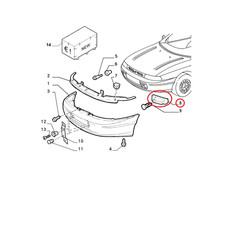 Pare-choc avant Fiat BRAVA