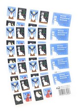 USPS Winter Woodland Animals (5 Booklets of 20) Forever Postage Stamps (a Deer, 