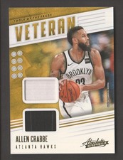 2019-20 Absolute Memorabilia BK Veteran Tools of the Trade Lvl 1: Pick from List
