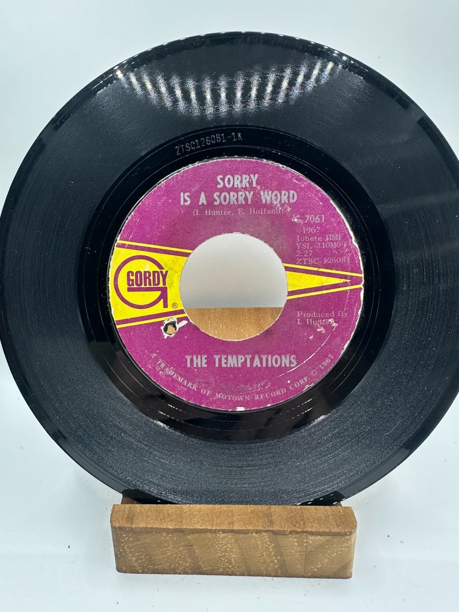 THE TEMPTATIONS All I Need / Sorry Is A Sorry Word GORDY 7061