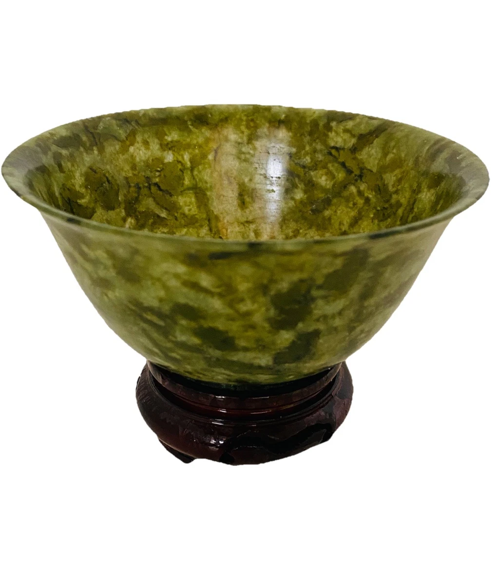 新品未使用　ヒスイ　南玉碗　JADEALE　中国工芸　玉器 翡翠 南方玉椀 中国美術 - メルカリ