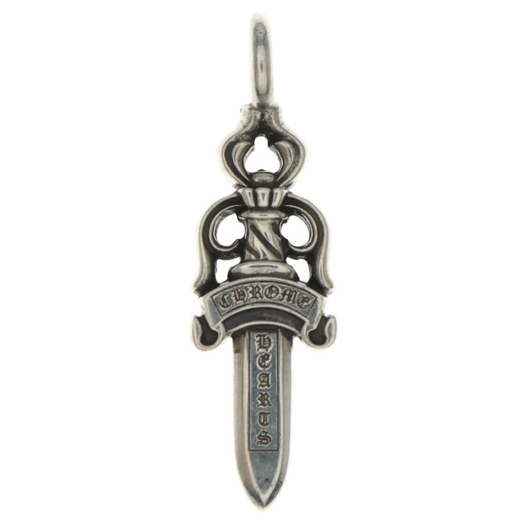 Chrome Hearts Double Dagger Pendant Top Silver BCA251 Used 129f626890d0ace7dd8dd