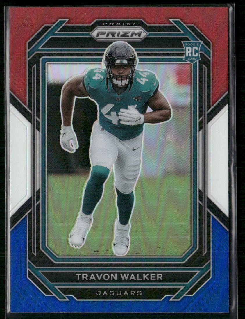 2022 Panini Prizm #339 Travon Walker Red White and Blue