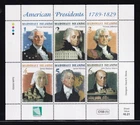 Marshall Islands Railroad Presidents USA Mini Sheet from 2000 MNH