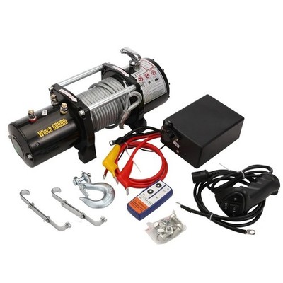 12V24V Off-road Vehicle Self-rescue Small 3000 Lbs Electric Winch
