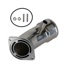 3.5 Polished Turbo Intake Horn Kit For Gm 6.6l L5p Duramax 2017-2019 3.5 Polished Turbo Intake Horn Kit For Gm 6.6l L5p Duramax 2017-2019