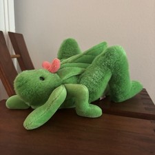 Vintage Gund Hugabug Grasshopper 8" Plush Stuffed Toy 1989 Lovie Bug Stuffie