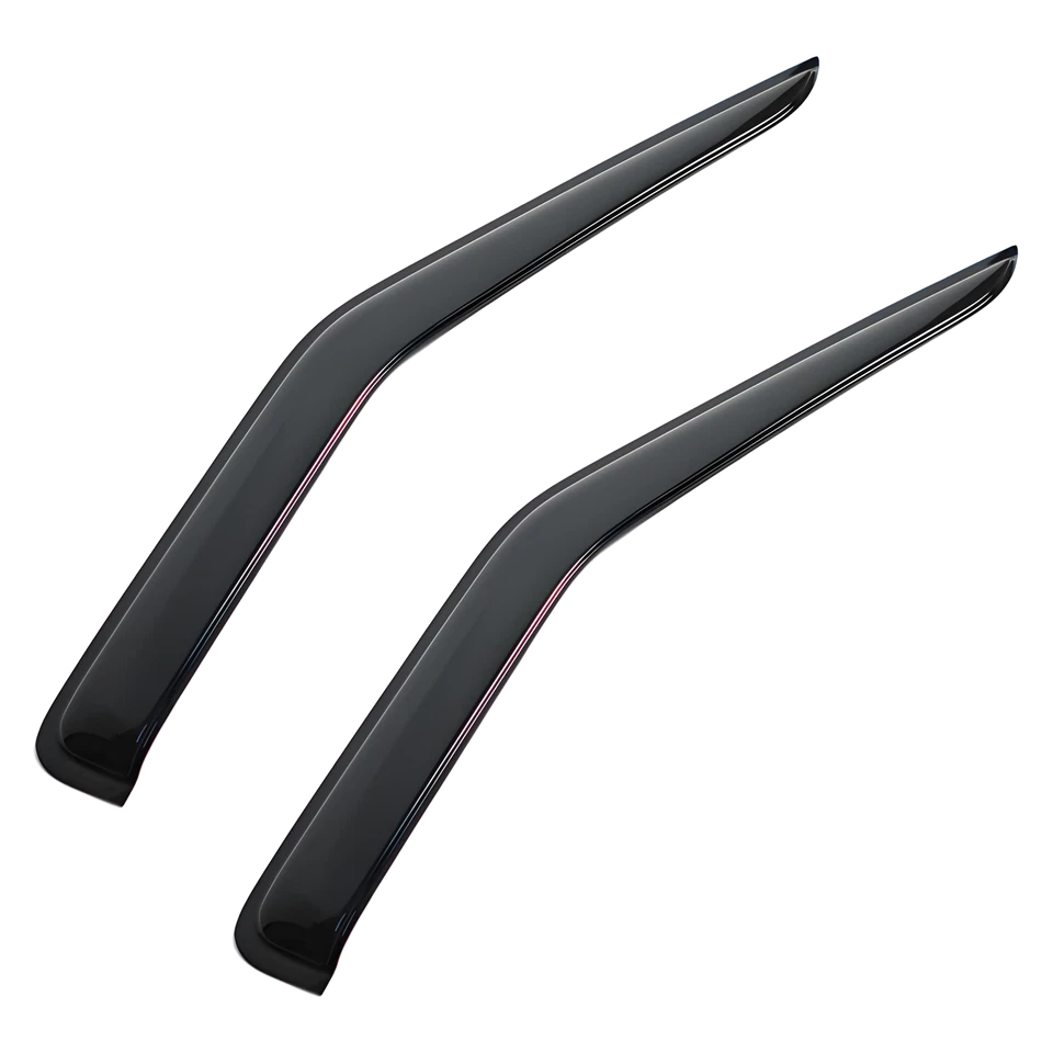 Viseras de ventilación de ventana originales para Nissan Frontier 1998-2004 cabina/cabina King/cabina doble Foto 3 de 4